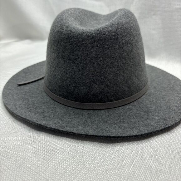 Revolve House of Harlow Hat Fedora Women\'s Gray‎ Wool Felt Adjustable Boho Chic main image 13